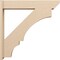 Ekena Millwork 7 1/2-in W x 40-in D x 40-in H Balboa Slat Rough Cedar Woodgrain TimberThane Outlooker, Primed Tan OUTUR075X40X40BOA24RCPR - alternate 5